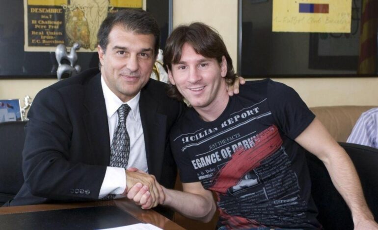 Laporta confirmó que Lionel Messi tendrá su propia estatua en el nuevo Spotify Camp Nou: «Estamos trabajando en ello”