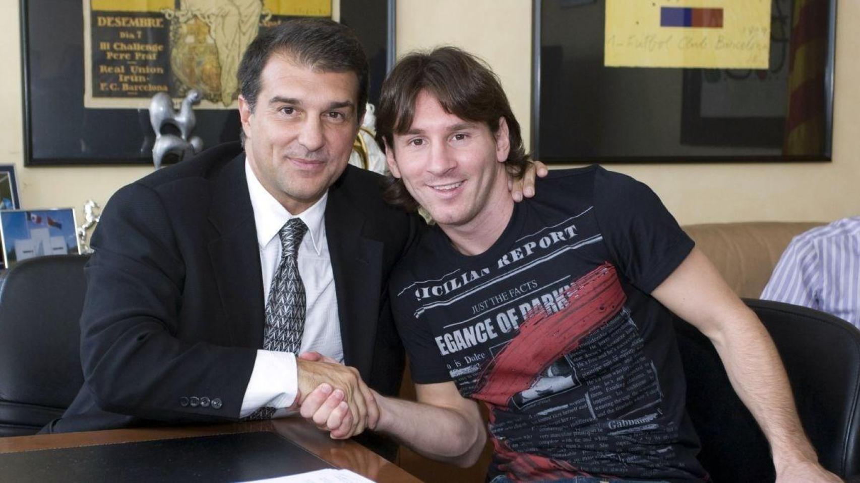 Laporta confirmó que Lionel Messi tendrá su propia estatua en el nuevo Spotify Camp Nou: «Estamos trabajando en ello”