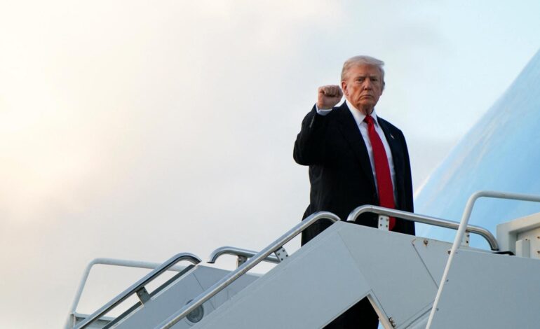 Trump advierte de que Maduro tiene «los días contados» pero desliza que EEUU no entrará en guerra con Venezuela: «Lo dudo»