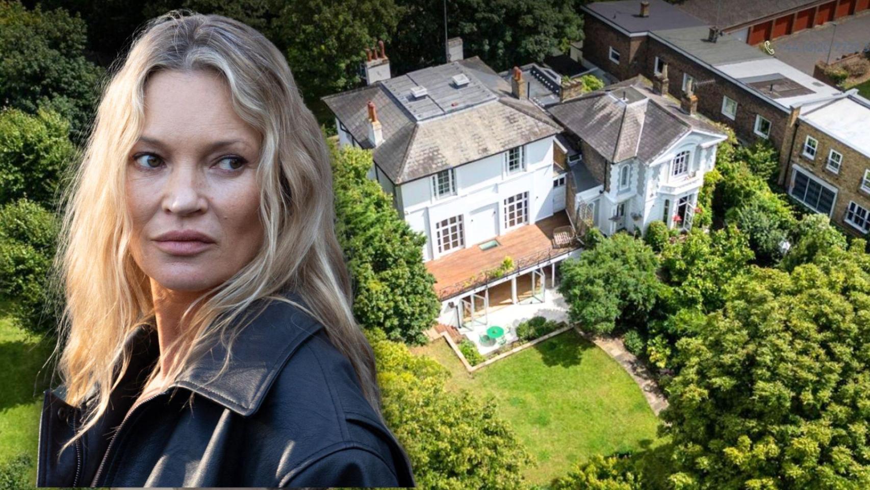 La antigua casa victoriana de Kate Moss, en una exclusiva zona residencial de Londres, se vende por 6,8 millones de euros