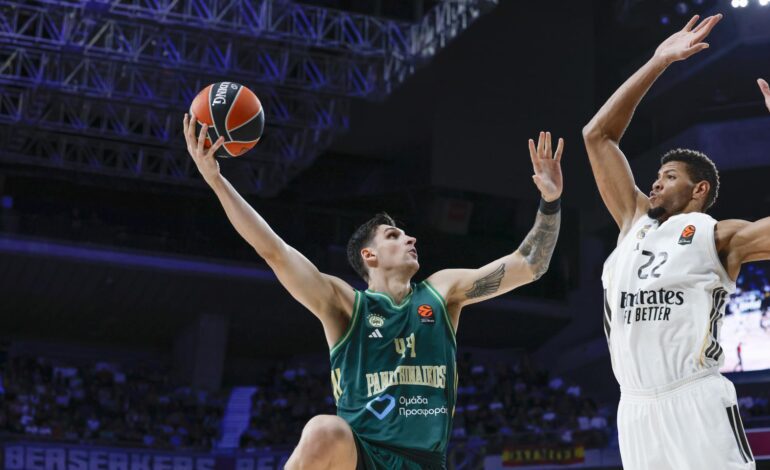 El Real Madrid se pierde ante el Panathinaikos y cierra una semana negra en la Euroliga