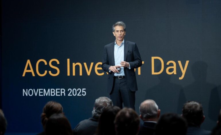 ACS pone la mira en chips, defensa, minerales críticos y energía nuclear tras dar el salto en centros de datos