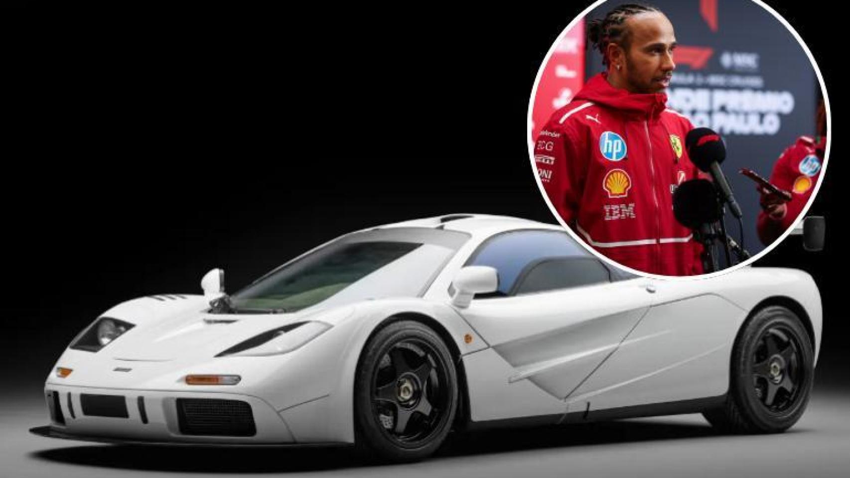 Este McLaren F1 del Sultán de Brunei firmado por Lewis Hamilton, sale a subasta por una cifra desorbitada