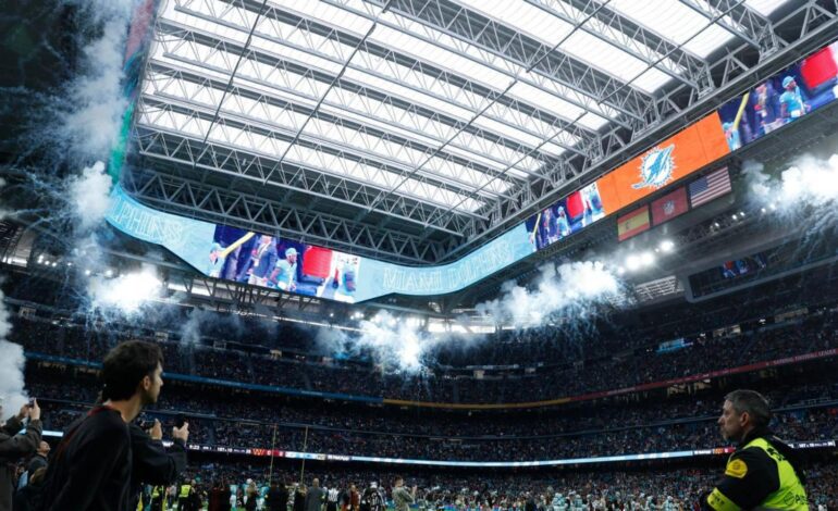 el Bernabéu se consagra como gran templo del deporte con el show de la NFL