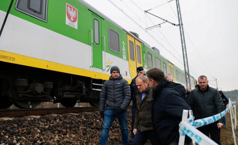 Polonia señala a dos ucranianos por el sabotaje de su vía férrea y advierte de una escalada en las «amenazas terroristas» de Rusia