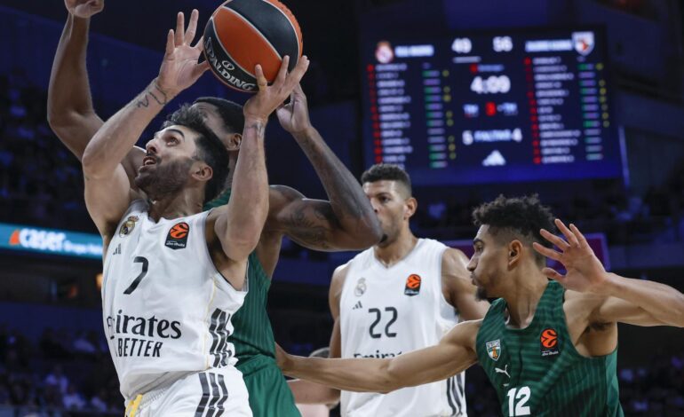Real Madrid 100 – 99 Zalgiris Kaunas: El Real Madrid sobrevive a un partido loco y corta ante el Zalgiris Kaunas su mala racha en la Euroliga