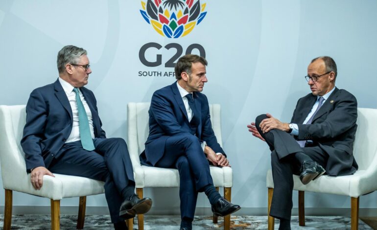 Los líderes europeos muestran su preocupación por el plan de EEUU para Ucrania y advierten: «Necesita trabajo adicional»