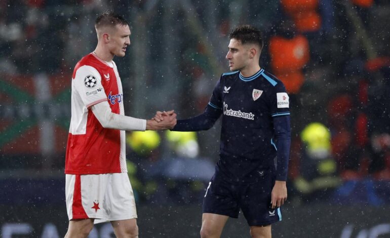 Slavia Praga – Athletic Club, Champions League: resumen, goleadores y estadísticas con el empate de los leones