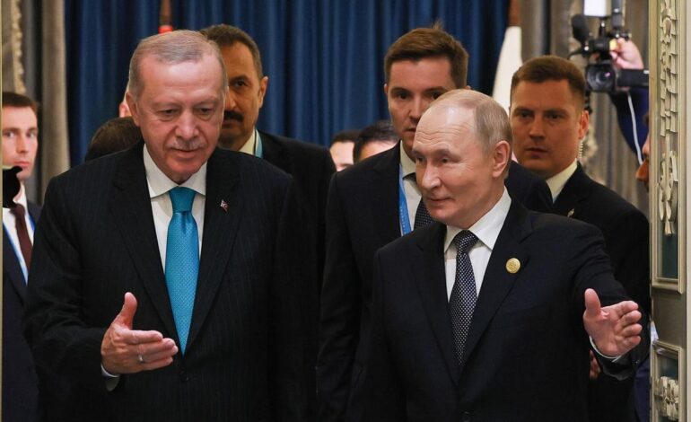 GUERRA RUSIA | Erdogan se ofrece de nuevo a Putin como mediador para forjar un acuerdo de paz con Ucrania