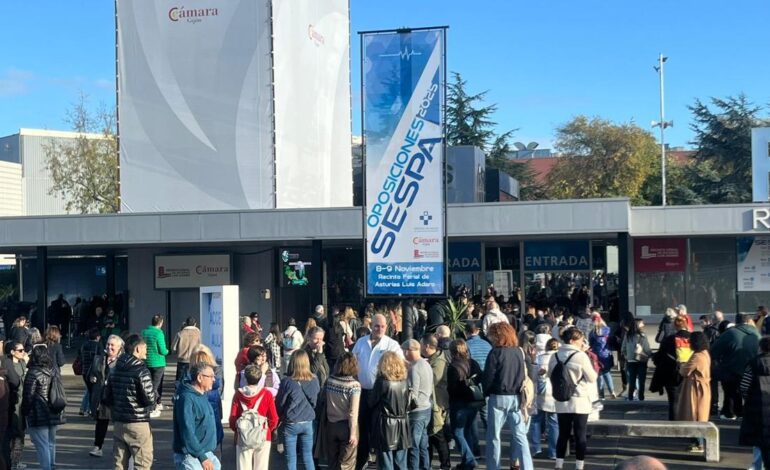 así han empezado las macrooposiciones del Sespa en Gijón