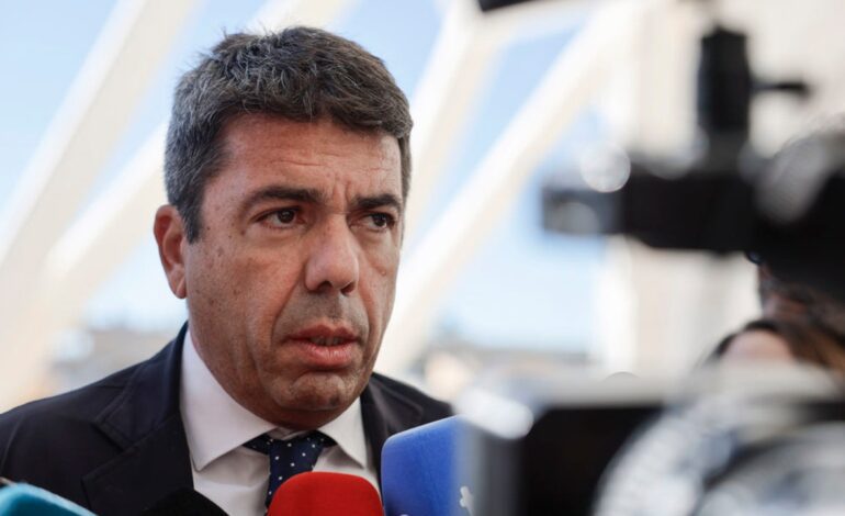 Mazón estaría barajando su dimisión inmediata y convocar elecciones anticipadas o investir a su mano derecha