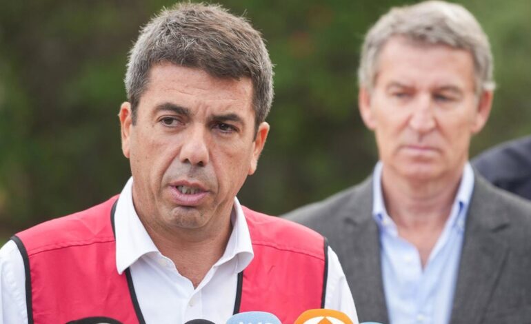 Feijóo y Mazón se reúnen hoy para hablar sobre el «contexto político» de la Comunidad Valenciana