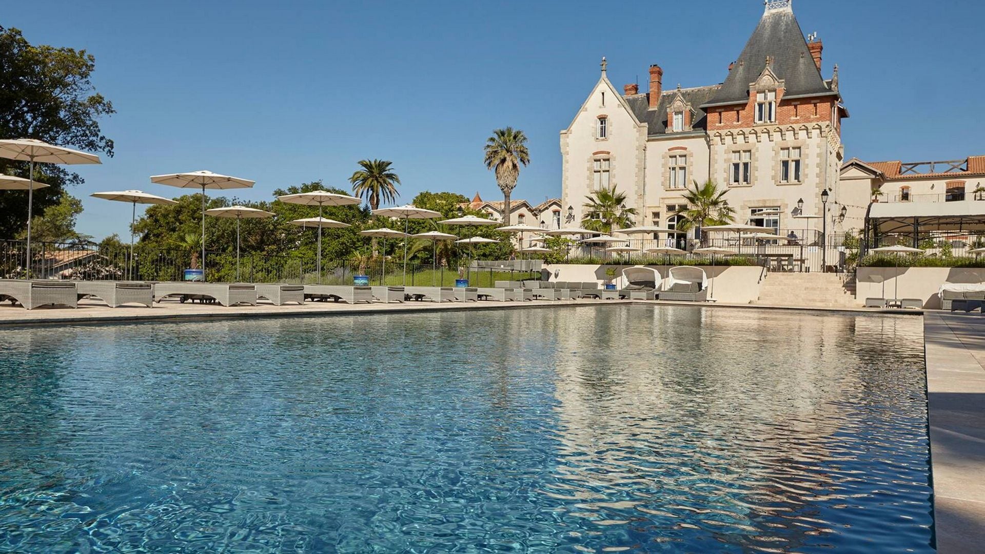 Castillo St Pierre de Serjac en Béziers, Francia