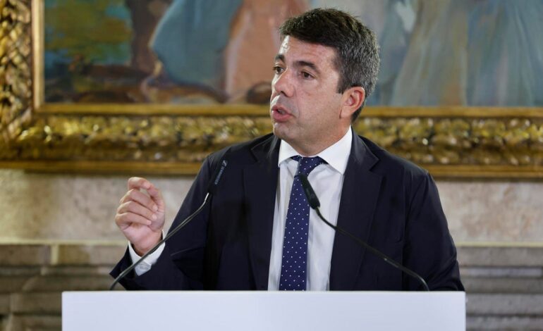 Carlos Mazón comparece para anunciar su futuro político tras reunirse con Feijóo