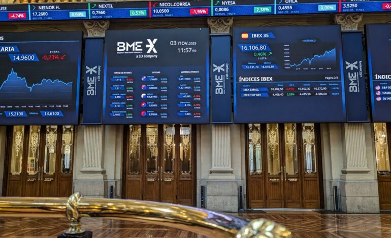 Indra lidera el Ibex 35