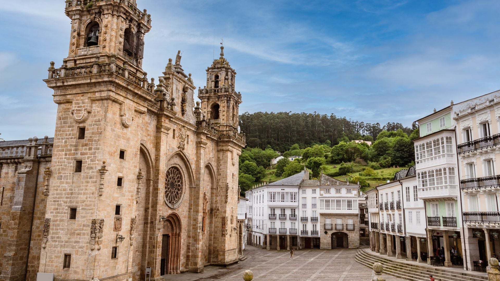 Plaza de la Catedral de Mondoñedo, Patrimonio de la Humanidad, Galicia