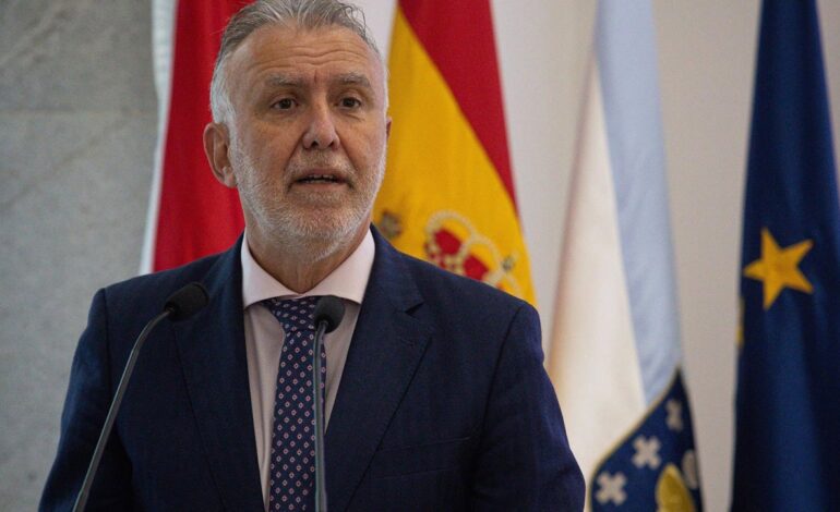 Ángel Víctor Torres cargó contra una responsable de Sanidad por no agilizar los pagos a la empresa de Aldama