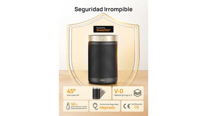 Este es uno de los mejores calentadores cerámicos que se pueden comprar en Amazon.