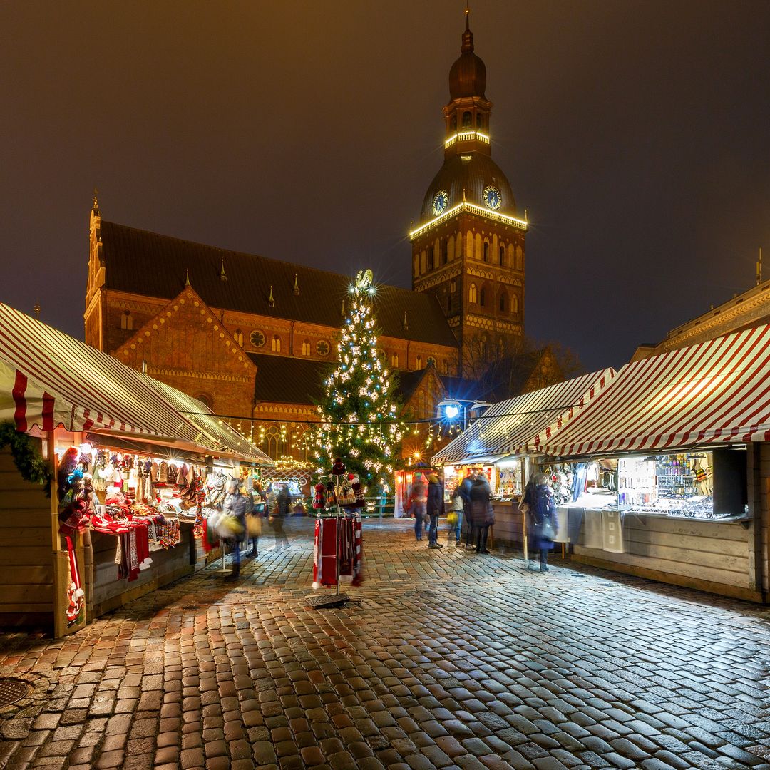 Mercado de Navidad de Riga, Letonia