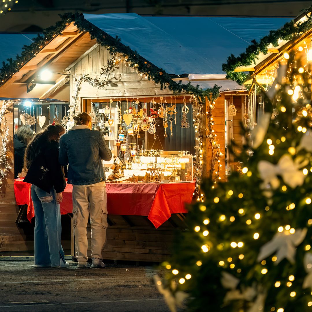 Mercado navideño de Asti, Italia