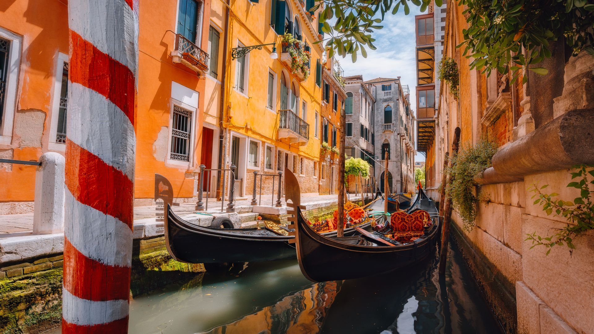 Góndolas en Venecia