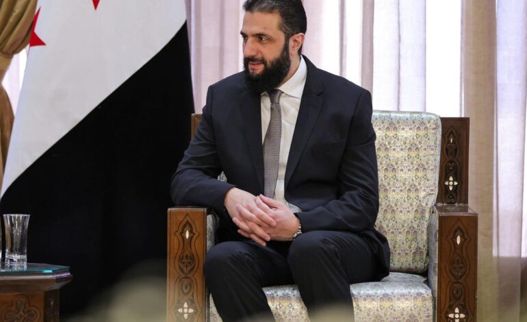 El Consejo de Seguridad de la ONU aprueba levantar las sanciones al presidente de transición de Siria