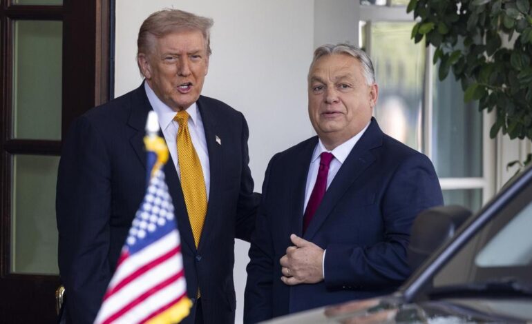 Trump abre la puerta a permitir a Orbán que Hungría siga comprando petróleo y gas ruso