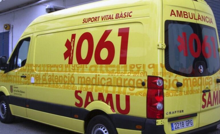 Muere una mujer y otra resulta herida grave en un choque frontal en la carretera de Santa Eulària, en Ibiza