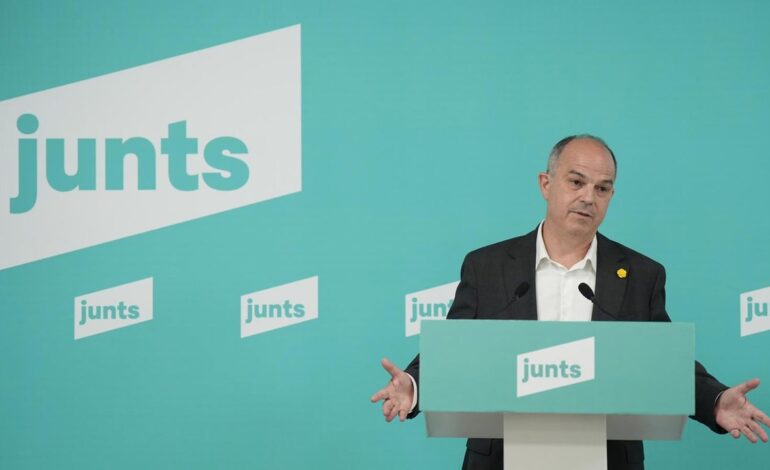 Jordi Turull acusa al PSOE de «cargarse la legislatura» y exige a Sánchez una «reflexión»