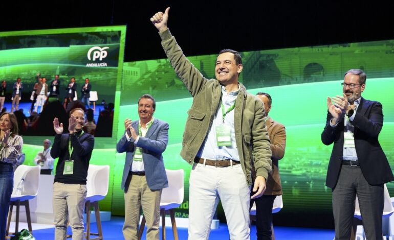 Moreno intenta reforzarse tras el escándalo de los cribados y mira a las próximas elecciones: «Estamos muy motivados»