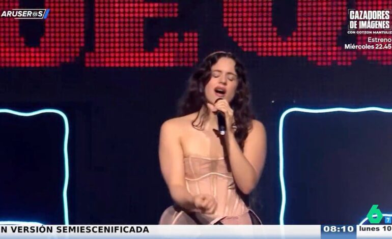 El vídeo de Rosalía cantando ‘Reliquia’ en directo en LOS40 Music Awards