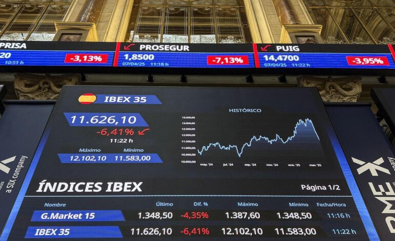 Ibex 35, la bolsa en directo hoy