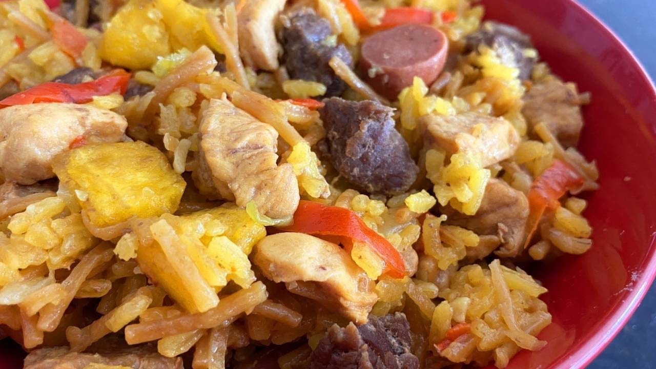 arroz pegado