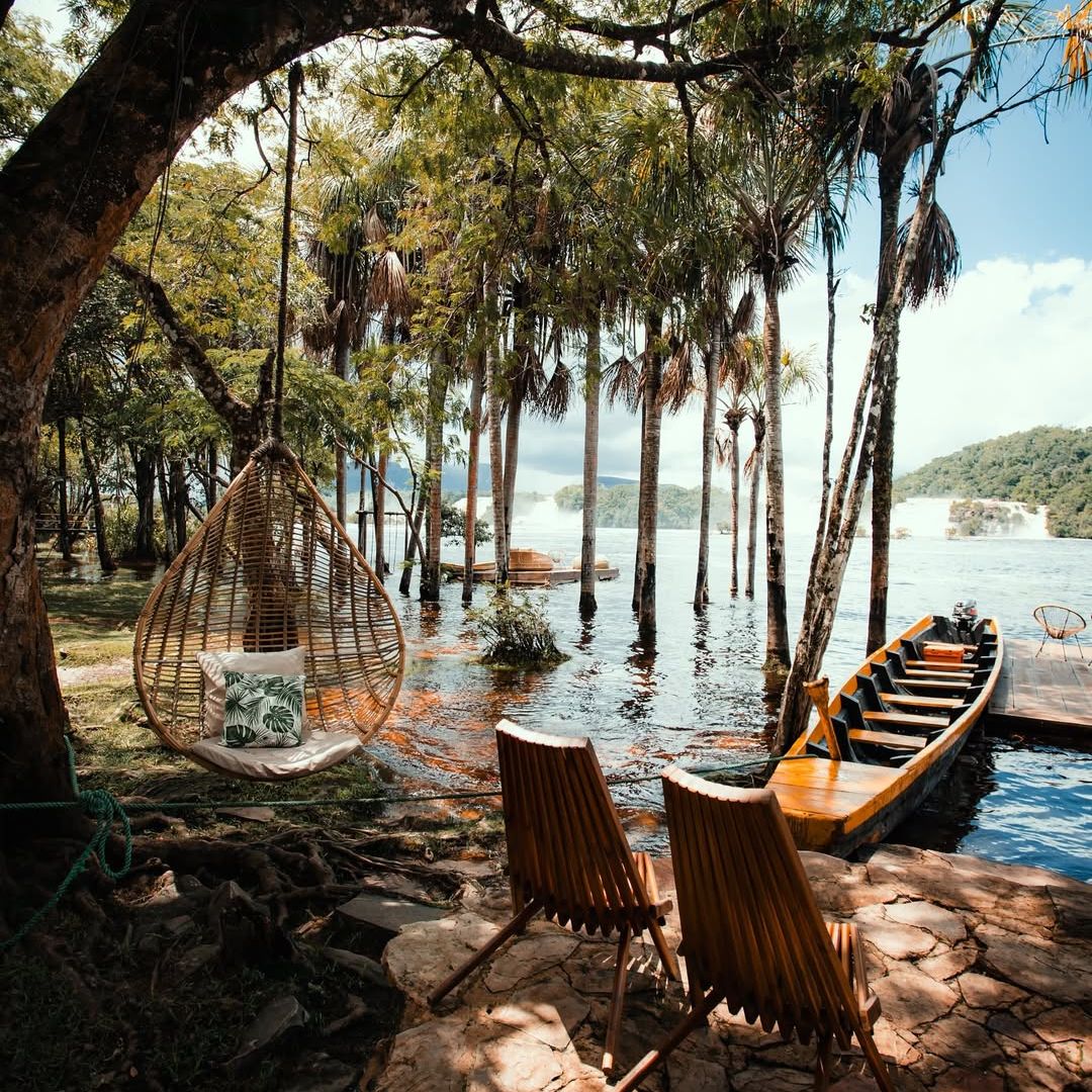Waku Lodge, Parque Nacional Canaima, Venezuela