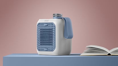 Está disponible un calentador cerámico de bajo consumo.