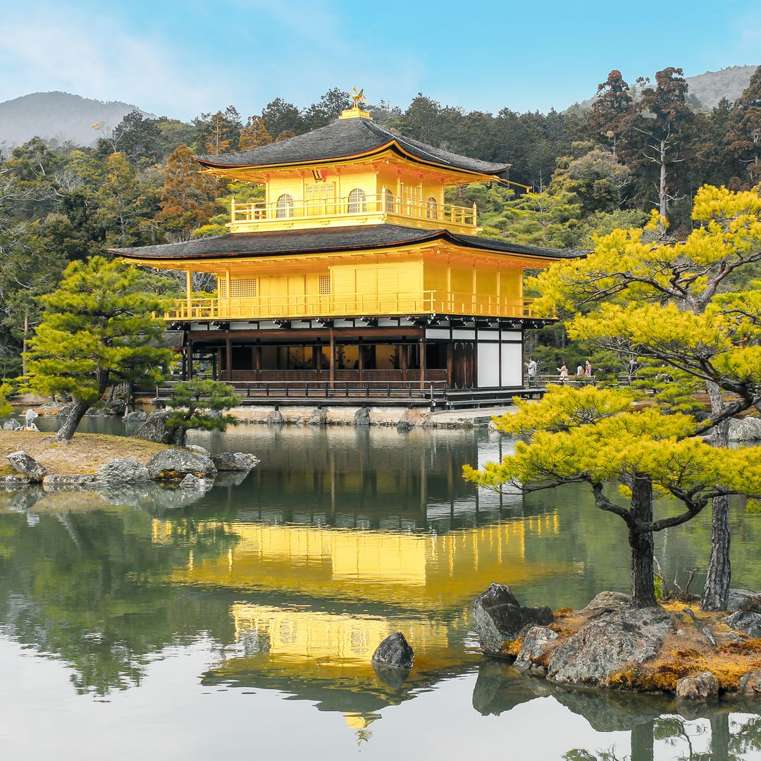 Kinkaku-ji ou Pavillon d'Or à Kyoto, Japon