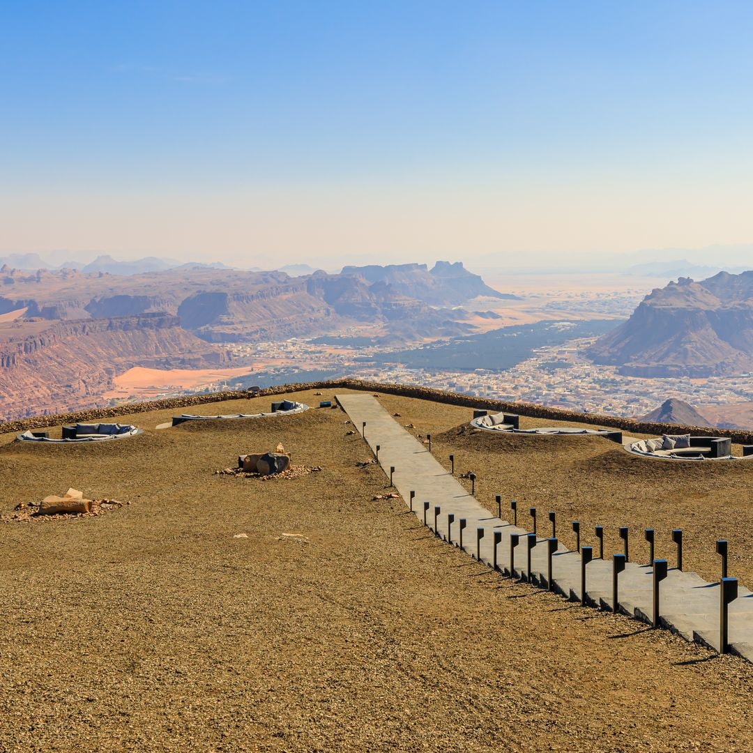Mirador de Harrat, casco antiguo de AlUla, Arabia Saudita 