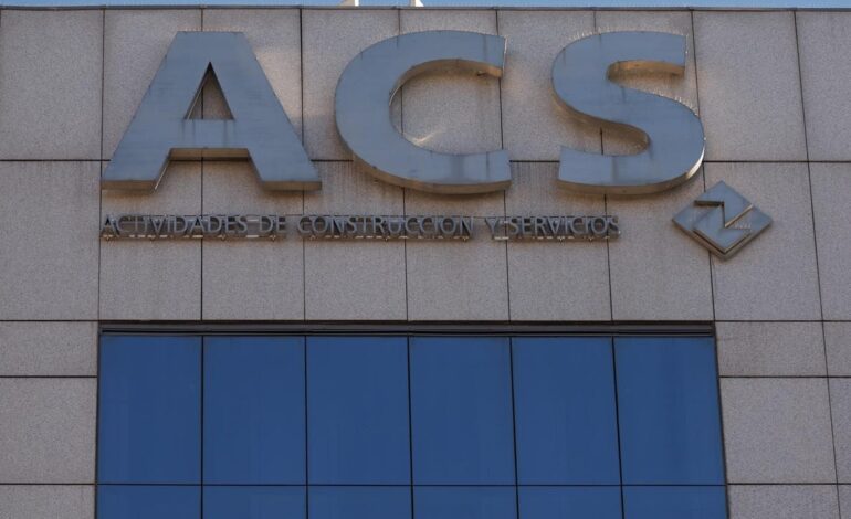 ACS construirá un centro de datos en Estados Unidos para OpenAI y Oracle por 12.850 millones de euros