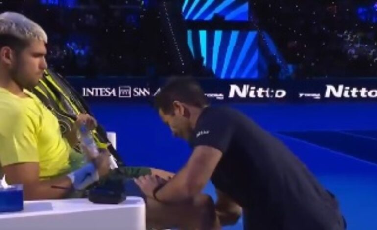 El susto que dio Carlos Alcaraz ante Sinner en las Nitto ATP Finals
