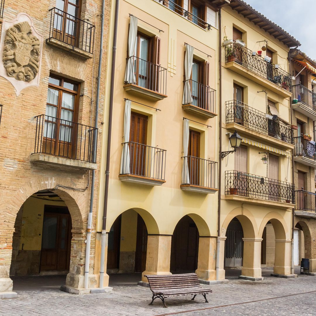 Plaza de Santiago o Mercado, Estella, Navarra