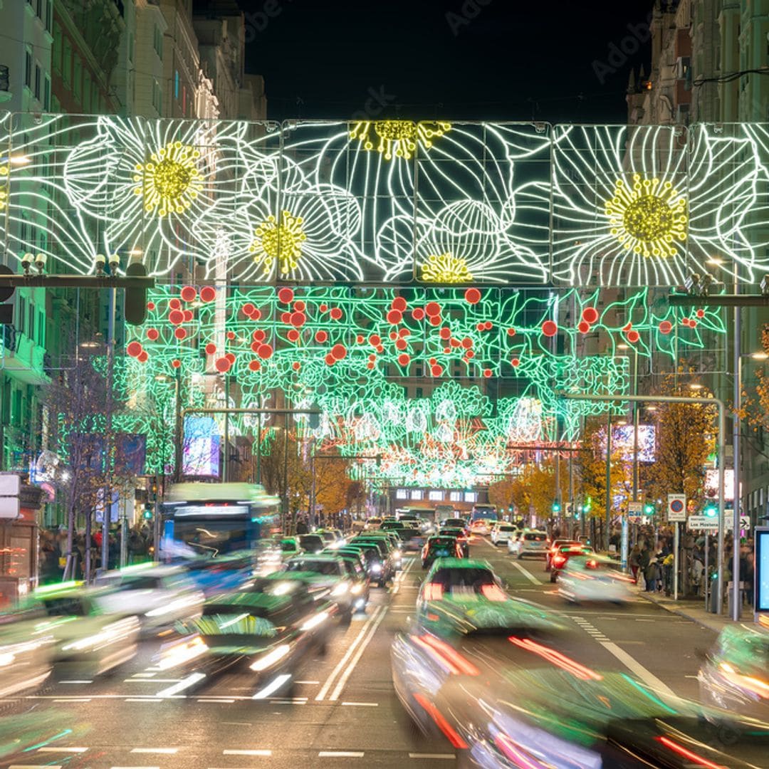 Iluminación navideña en Navidad, Madrid