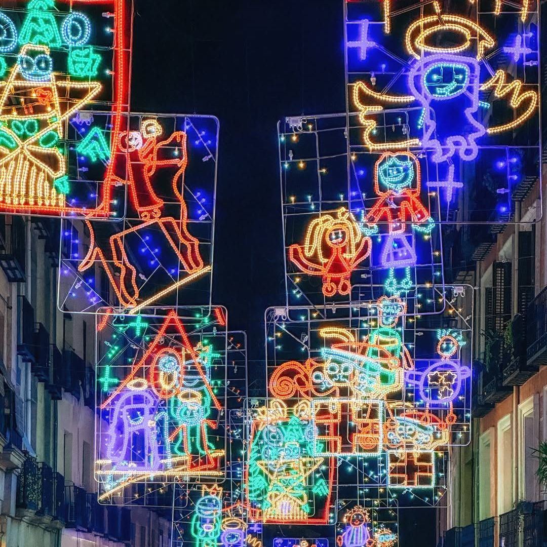 Iluminación navideña en Madrid