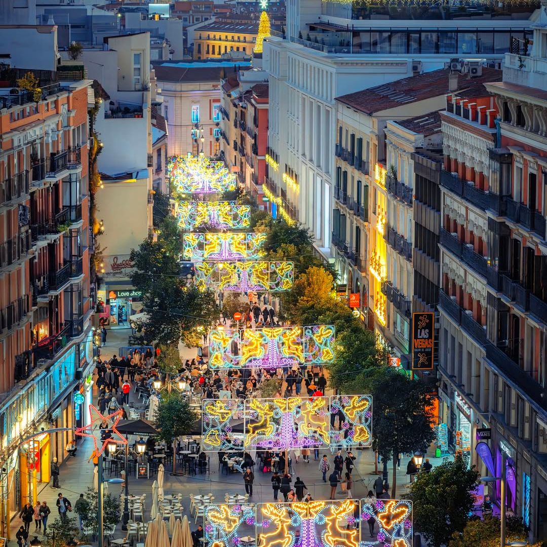Iluminación navideña en Madrid