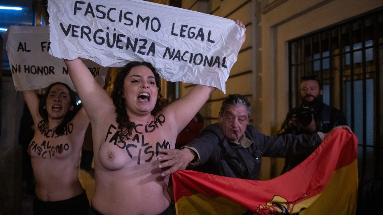 24 horas de la agresión sexual de un fascista a dos activistas que sigue sin consecuencias