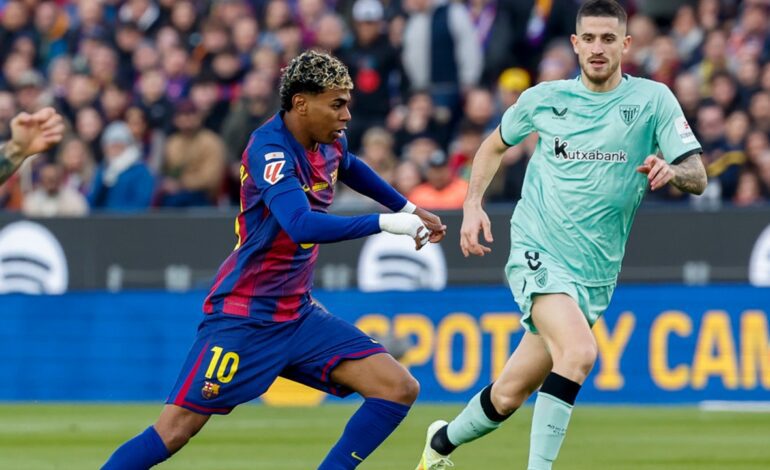 el recital de asistencias de Lamine Yamal en la vuelta del Barça al Camp Nou