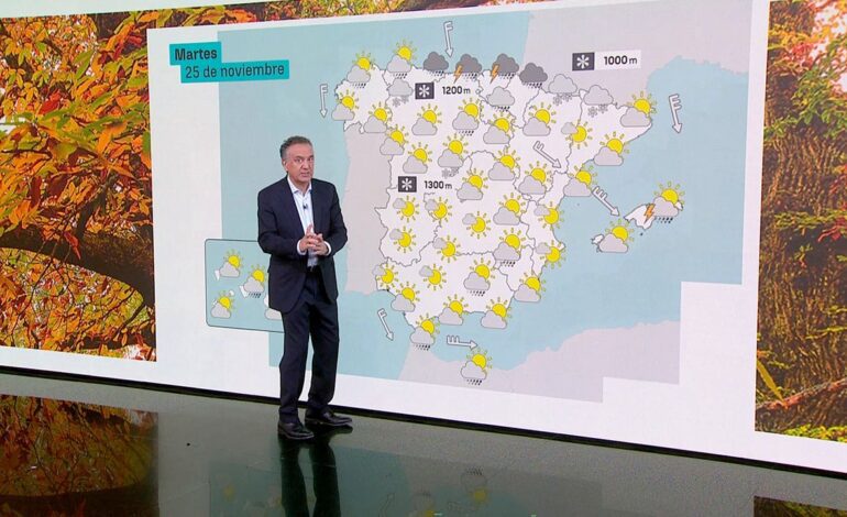 Roberto Brasero: «El frío se queda»