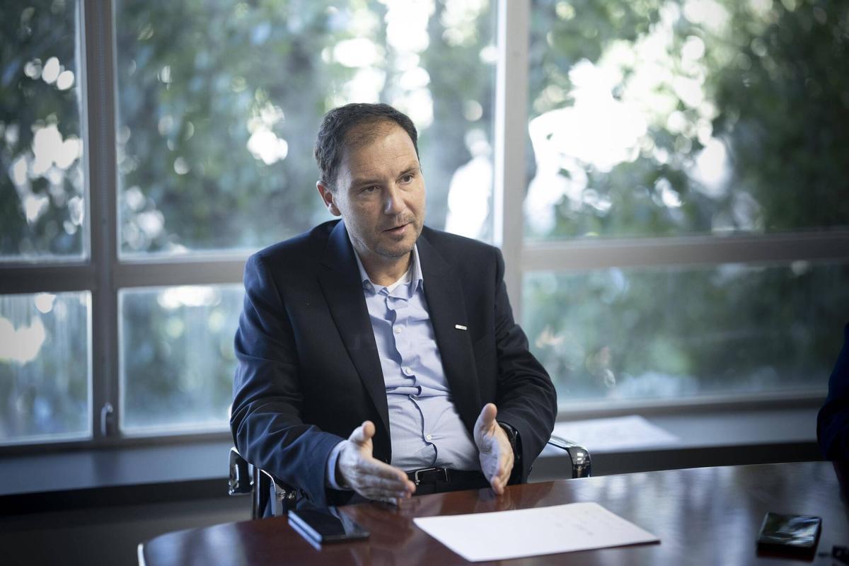 Rafael Ruiz, durante la entrevista.