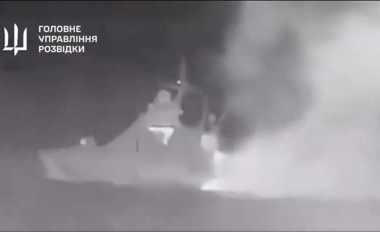 Ucrania torpedea un buque ruso y un sistema antiaéreo S-400 en un ataque contra un puerto