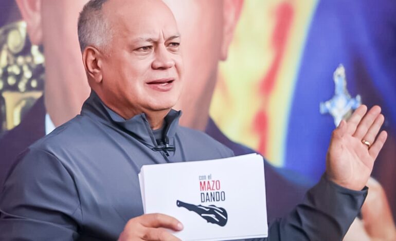 Diosdado Cabello acusa a Marco Rubio de ser un «payaso» con «ínfulas» y amenaza con «aniquilar» al que ataque Venezuela