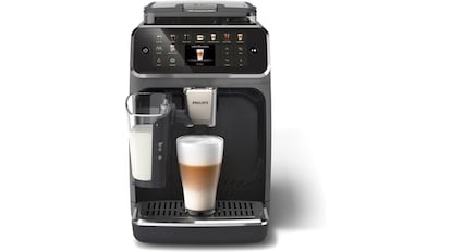 Vista de la cafetera superautomática Philips EP5544/50.